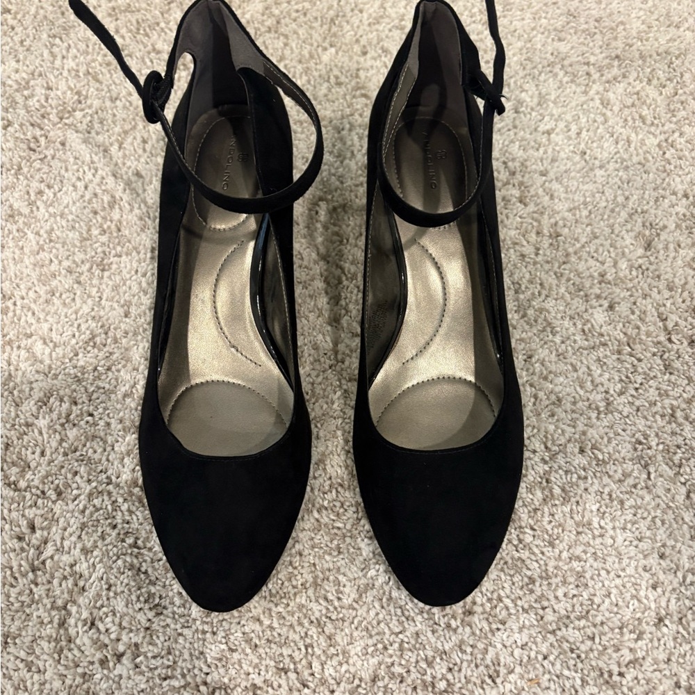 Bandolino Black Block Heels - Size US 10.5